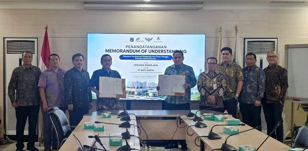 Perumda Pasar Jaya dan PT Ratu Karya Siapkan Penataan Pasar Minggu dengan Konsep TOD
